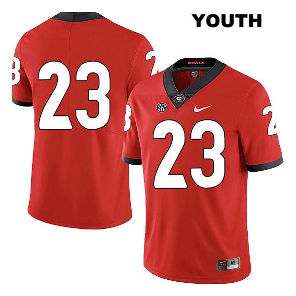 Georgia Bulldogs Youth Mark Webb #23 NCAA No Name Legend Authentic Red Nike Stitched College Football Jersey UXB4756KI